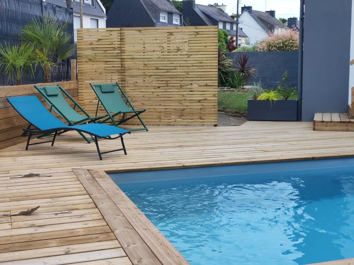 Ty Breizh Jet Villa Ergué-Gabéric Exteriör bild